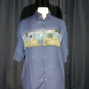 Compia Moda Large Hawaiian Print Shirt